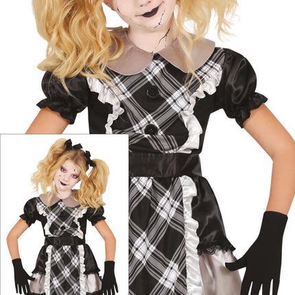 Robe d'Halloween Poupée en porcelaine