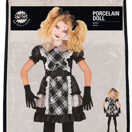 Robe d'Halloween Poupée en porcelaine