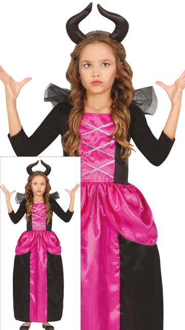 Robe d'Halloween Fille Rose Fée