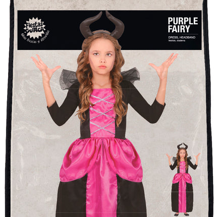 Robe d'Halloween Fille Rose Fée