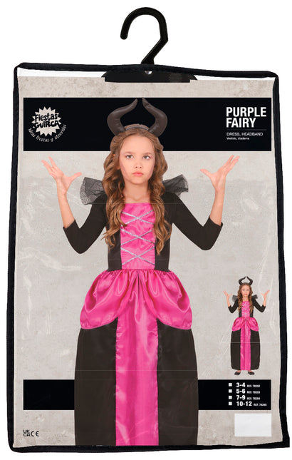 Robe d'Halloween Fille Rose Fée