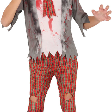 Costume d'Halloween Garçon Zombie Scholar