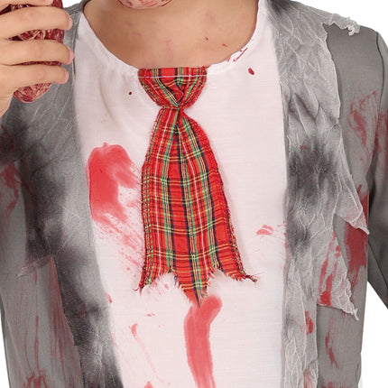 Costume d'Halloween Garçon Zombie Scholar