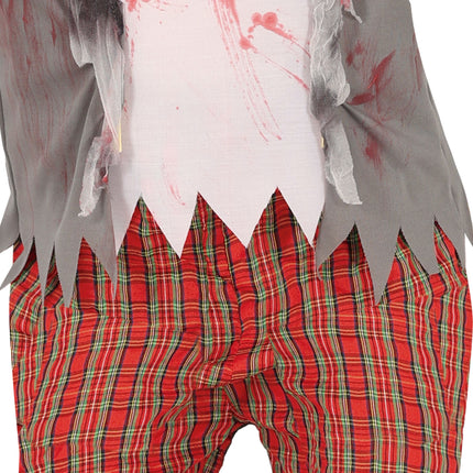 Costume d'Halloween Garçon Zombie Scholar