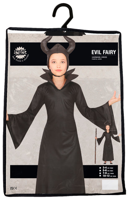Robe d'Halloween Fille Fée en colère