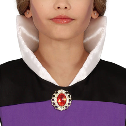 Robe d'Halloween Violet Fille Reine