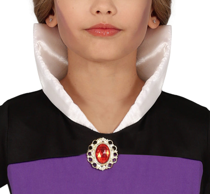 Robe d'Halloween Violet Fille Reine
