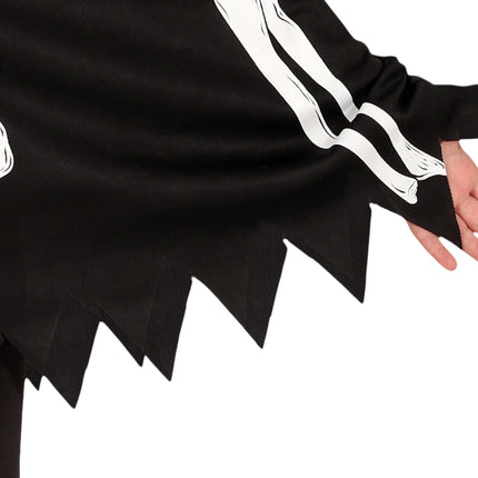 Costume d'Halloween Poncho squelette enfant
