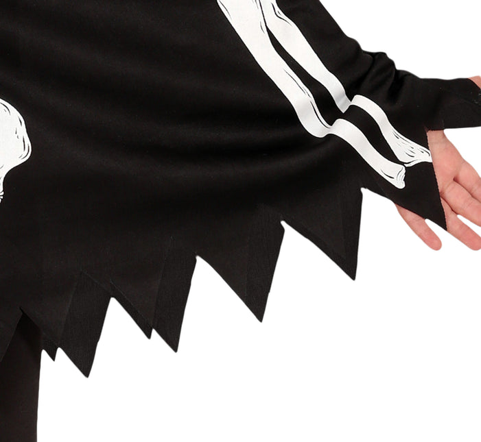 Costume d'Halloween Poncho squelette enfant