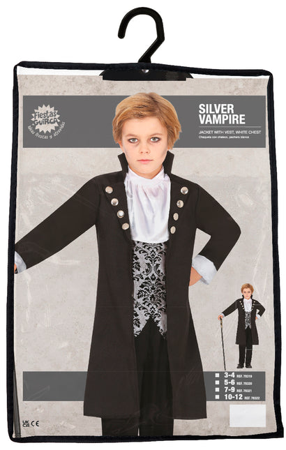 Costume d'Halloween Garçon noir Vampire
