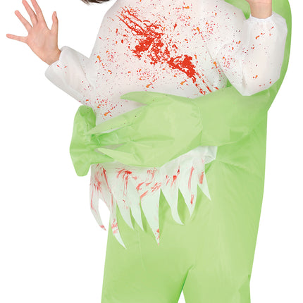 Alien Suit Green Child Carry Me