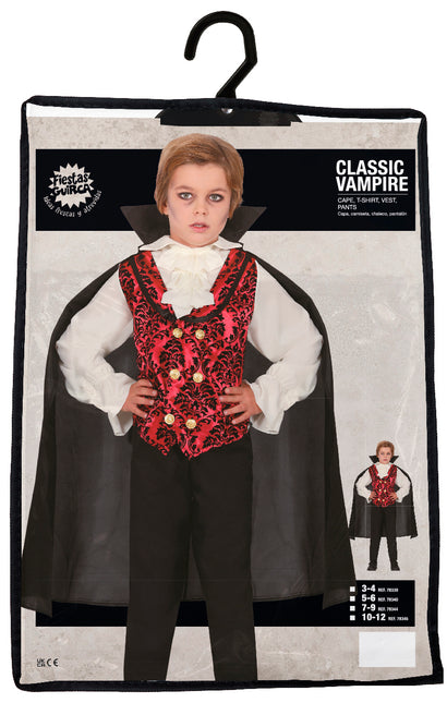 Costume d'Halloween Garçon Vampire