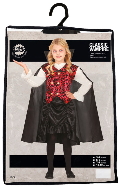 Costume d'Halloween Fille Vampire