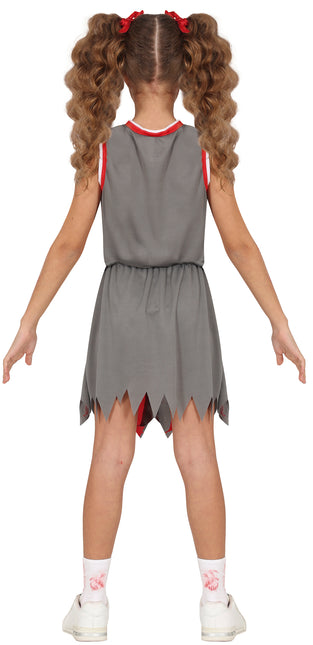 Robe d'Halloween Fille Zombie Cheerleader