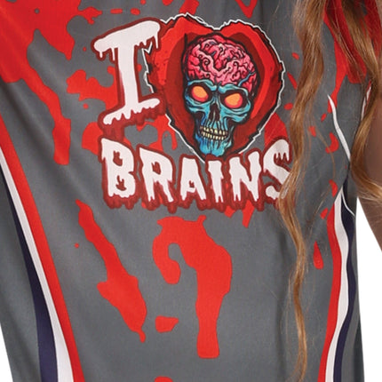 Robe d'Halloween Fille Zombie Cheerleader