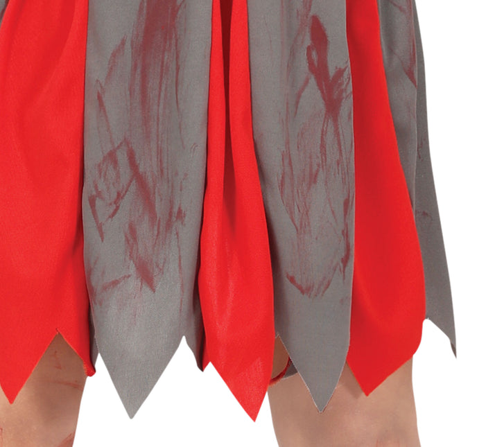 Robe d'Halloween Fille Zombie Cheerleader