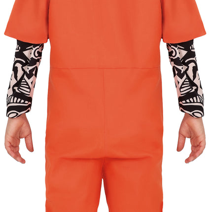 Combinaison orange Garçon prisonnier