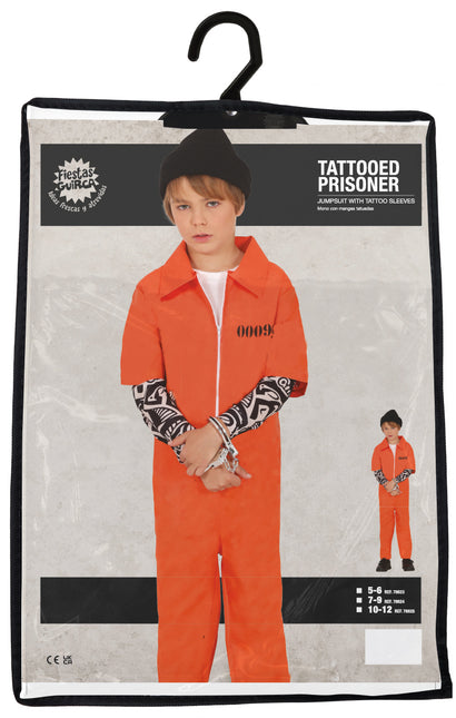 Combinaison orange Garçon prisonnier