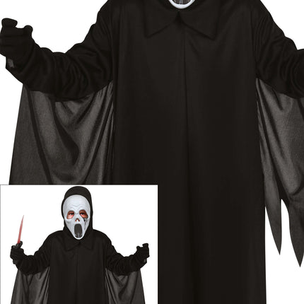Costume d'Halloween Fantôme noir pour enfant