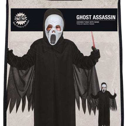 Costume d'Halloween Fantôme noir pour enfant