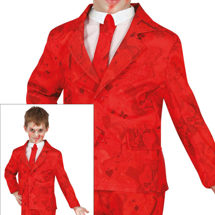 Costume d'Halloween Garçon Rouge