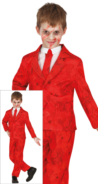 Costume d'Halloween Garçon Rouge