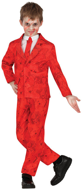 Costume d'Halloween Garçon Rouge