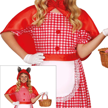 Costume d'Halloween Fille Chaperon Rouge Loup