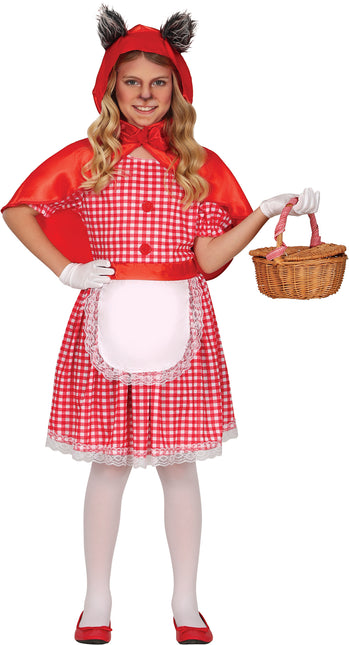 Costume d'Halloween Fille Chaperon Rouge Loup