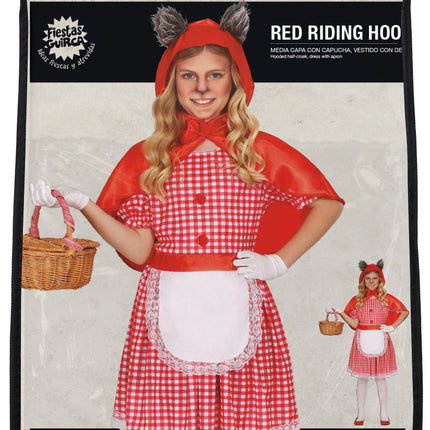 Costume d'Halloween Fille Chaperon Rouge Loup
