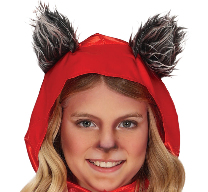 Costume d'Halloween Fille Chaperon Rouge Loup