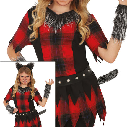Costume d'Halloween Fille Loup-Garou