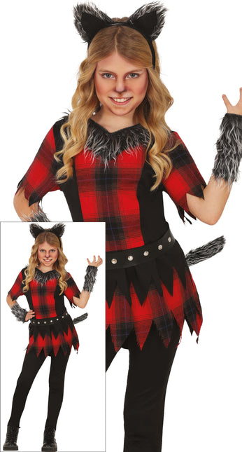 Costume d'Halloween Fille Loup-Garou