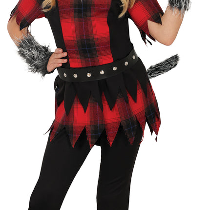 Costume d'Halloween Fille Loup-Garou