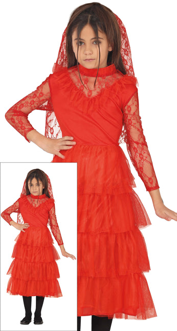 Robe d'Halloween Fille Rouge