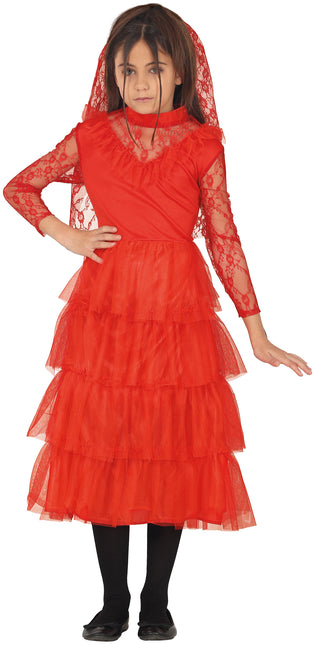 Robe d'Halloween Fille Rouge