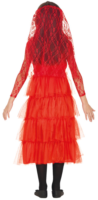 Robe d'Halloween Fille Rouge
