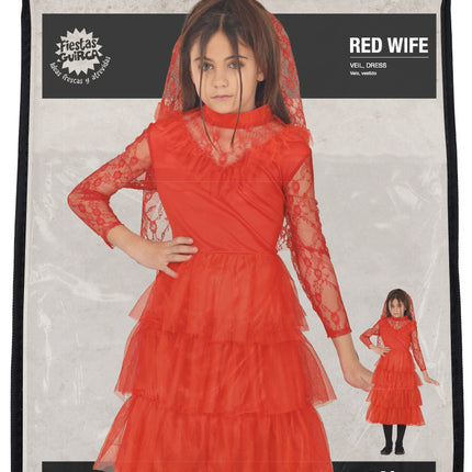 Robe d'Halloween Fille Rouge