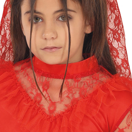 Robe d'Halloween Fille Rouge