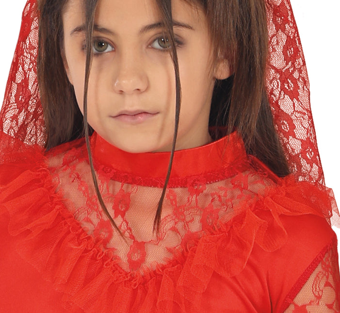 Robe d'Halloween Fille Rouge
