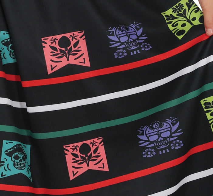 Dia De Los Muertos Robe fille tête de mort