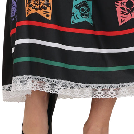 Dia De Los Muertos Robe fille tête de mort