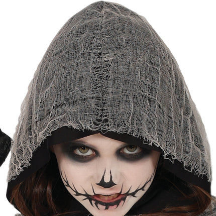 Robe d'Halloween Fille Squelette Faucheur