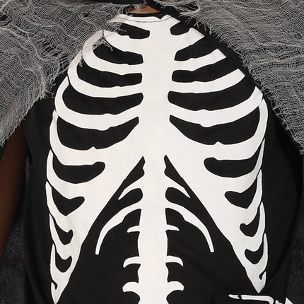Robe d'Halloween Fille Squelette Faucheur