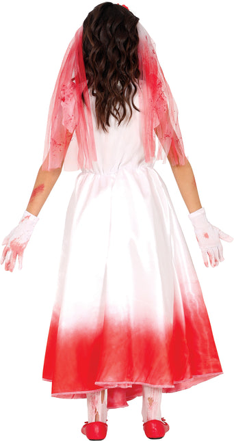 Robe d'Halloween Fille avec du sang