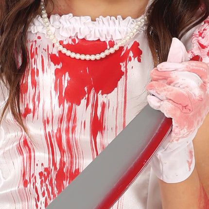 Robe d'Halloween Fille avec du sang