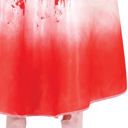 Robe d'Halloween Fille avec du sang