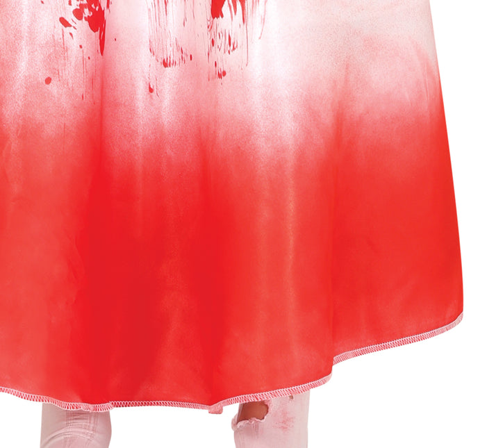 Robe d'Halloween Fille avec du sang