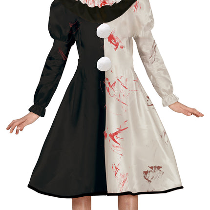 Robe d'Halloween Fille Horrible Clown