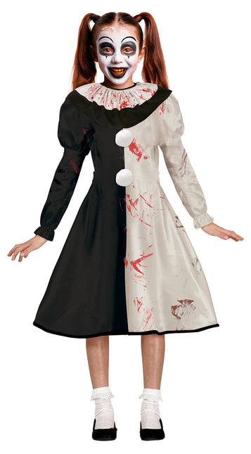 Robe d'Halloween Fille Horrible Clown